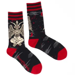 Unisex Evil AF Baphomet Socks