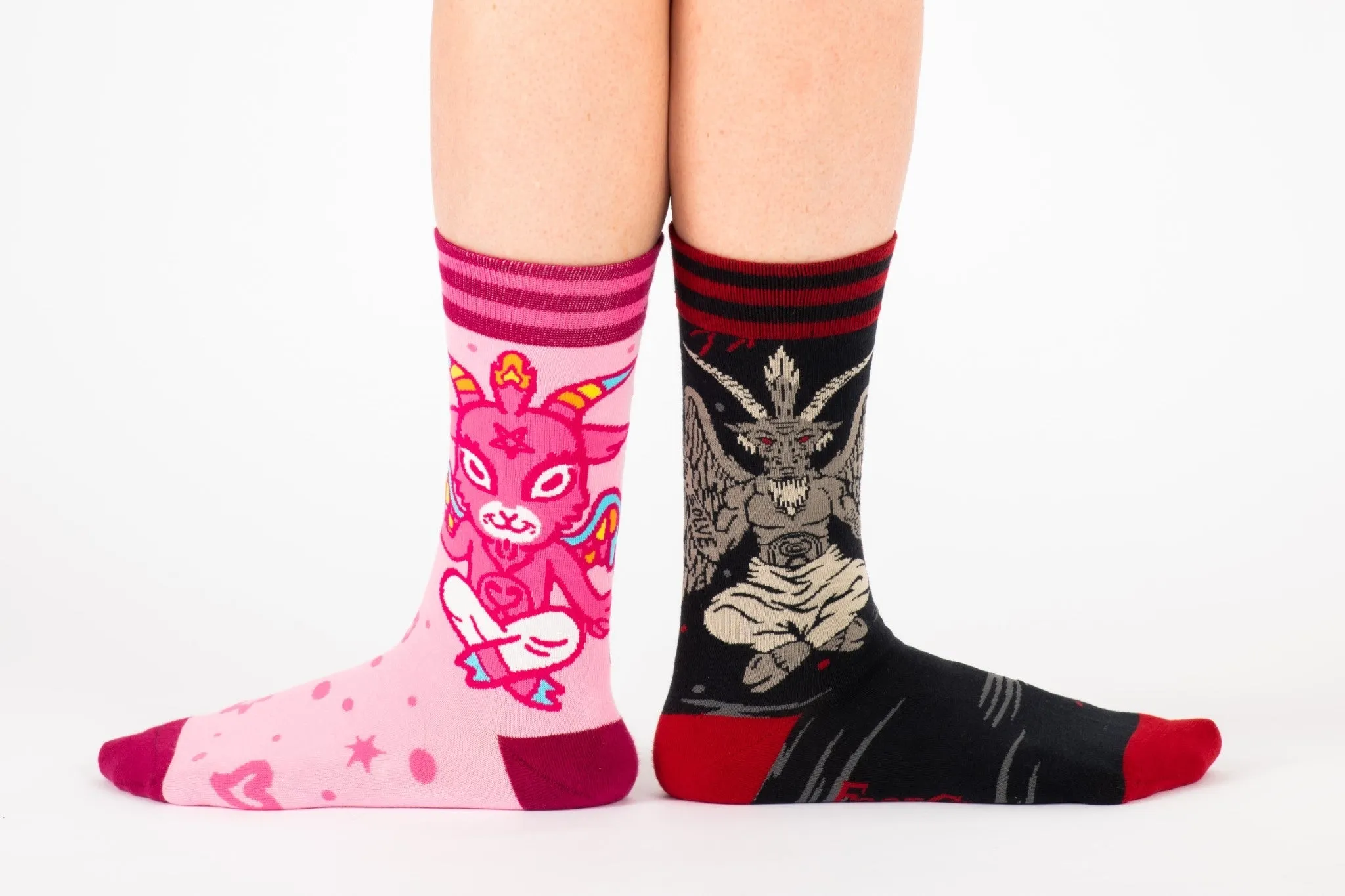 Unisex Evil AF Baphomet Socks