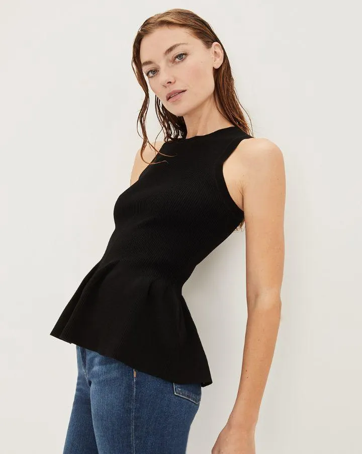 Veronica Beard Arago Peplum Top