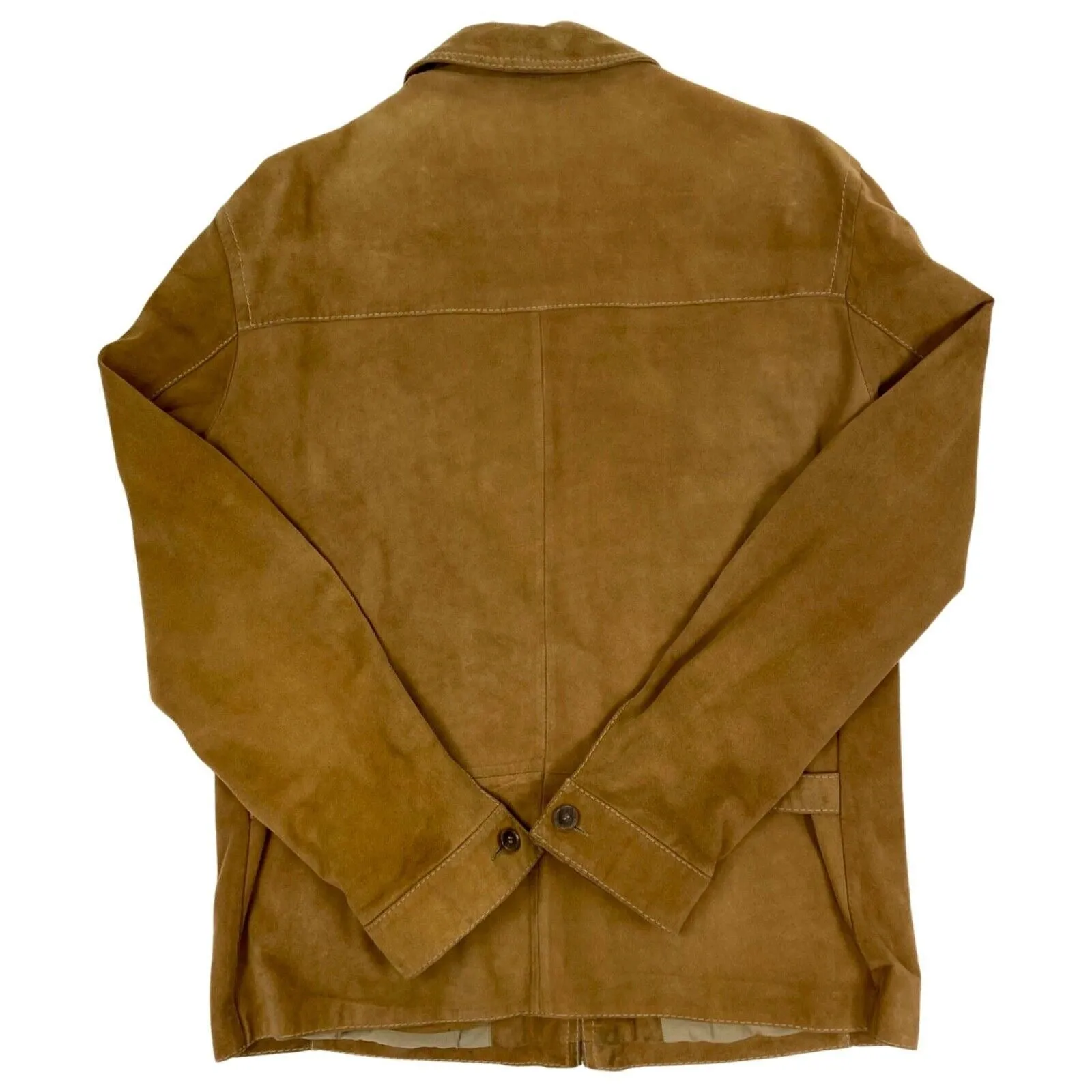 Vintage 90s 00s Hugo Boss Suede Jacket L
