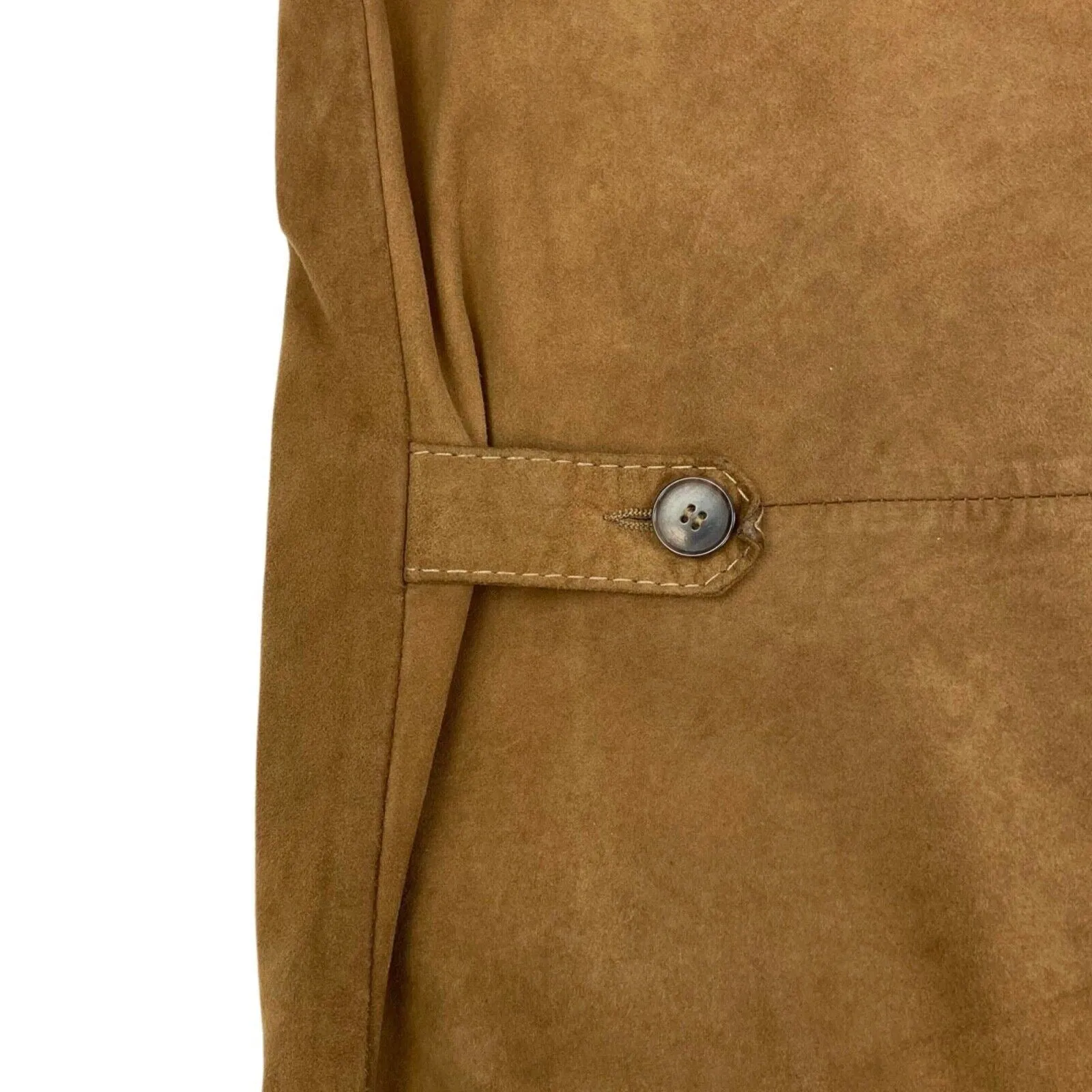 Vintage 90s 00s Hugo Boss Suede Jacket L