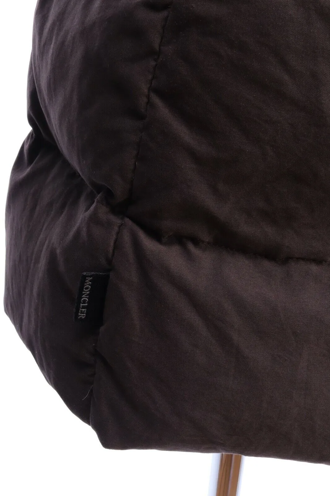 Vintage MONCLER Brown Down Casual Winter Long Coat Jacket Size 2