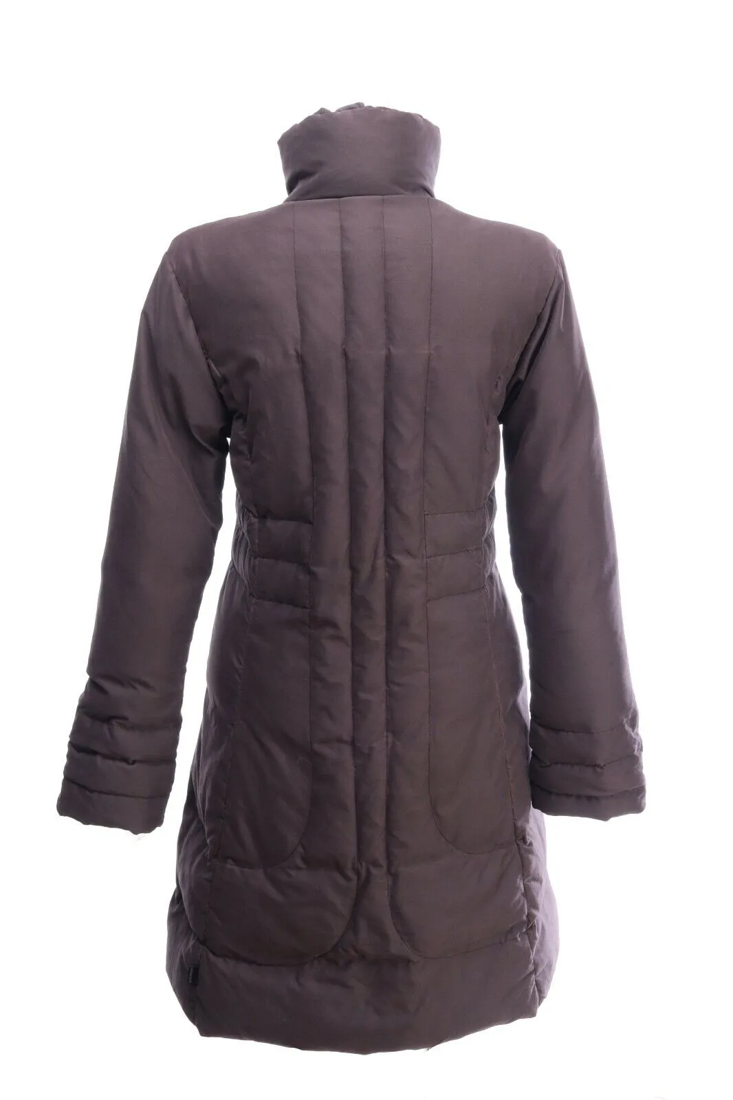 Vintage MONCLER Brown Down Casual Winter Long Coat Jacket Size 2