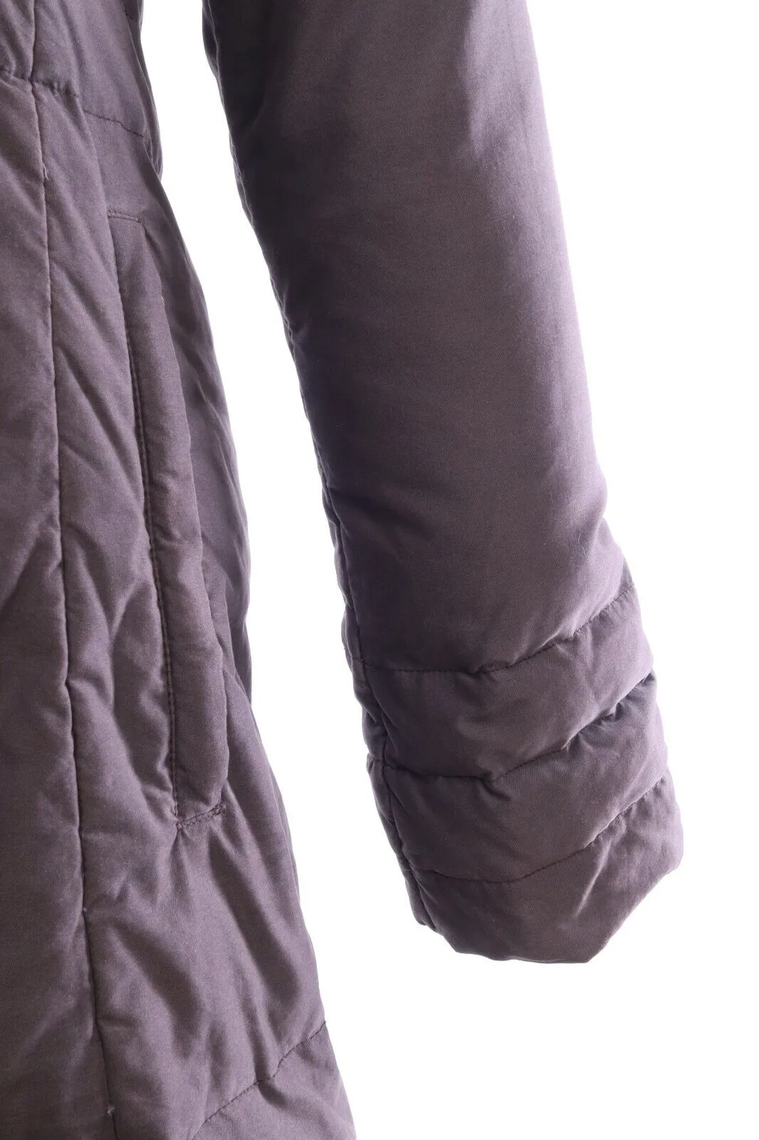 Vintage MONCLER Brown Down Casual Winter Long Coat Jacket Size 2