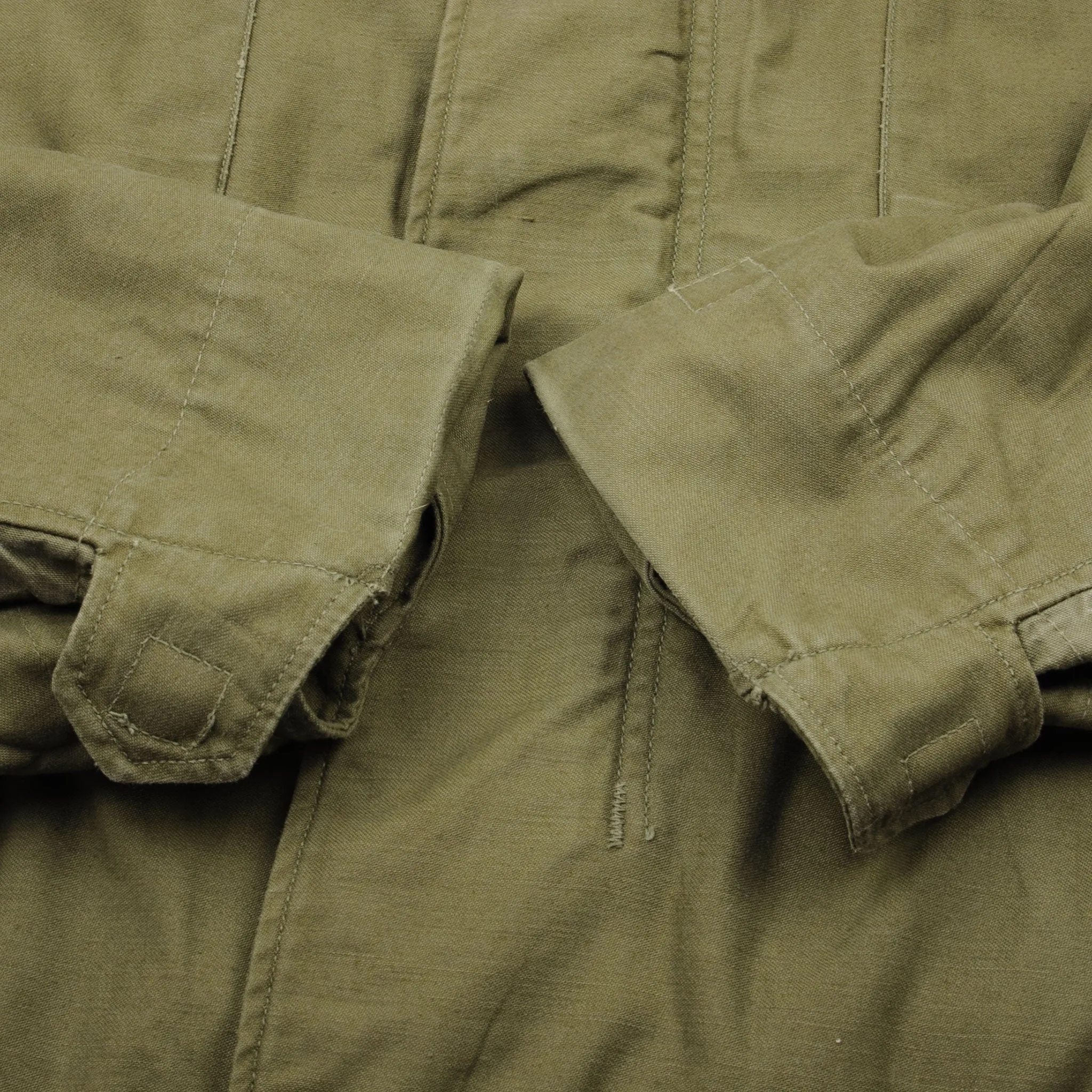 VINTAGE US ARMY M-1965 M65 FIELD JACKET 1967 VIETNAM WAR SIZE MEDIUM LONG