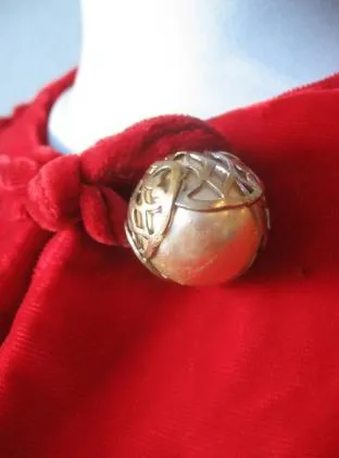 Women's 40s Jacket Red Velvet Dress Coat Vintage Embellished Medium VFG