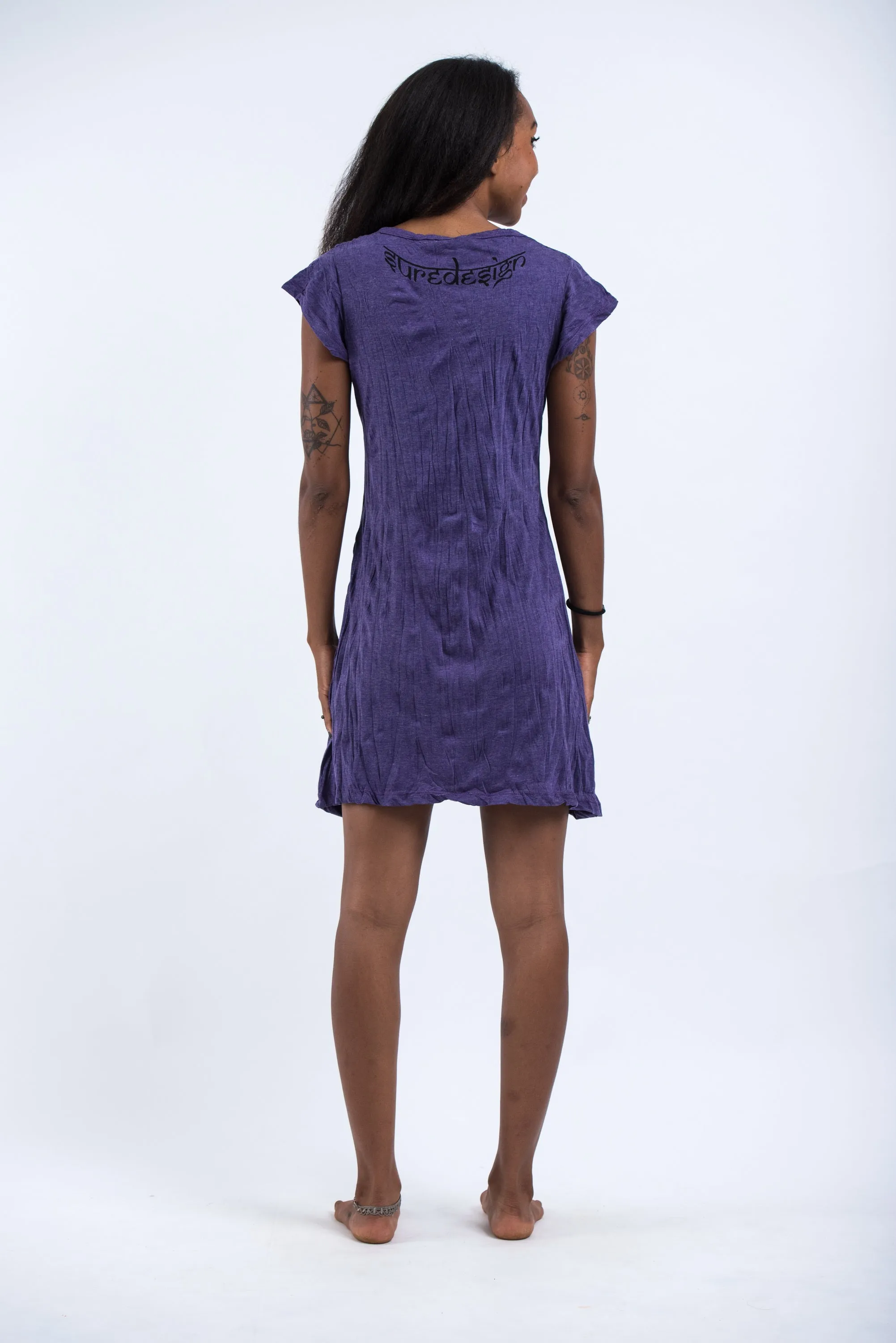 Womens Batman Ganesh Dress in Purple