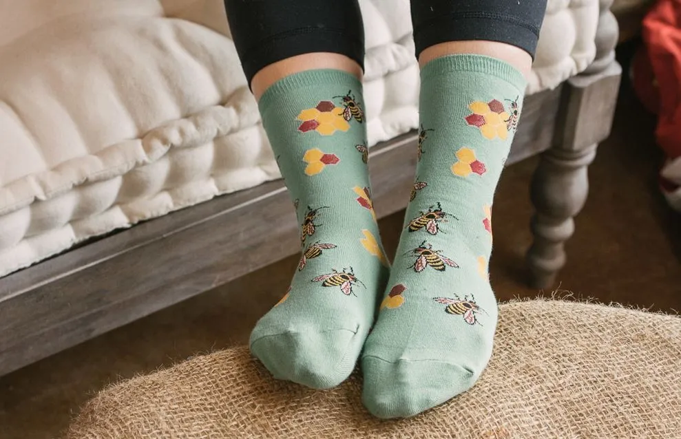 Women's Busy Bees Socks
