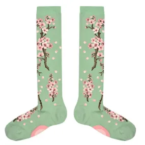 Women's Cherry Blossoms Knee High Socks