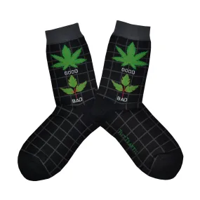 Women's Good Weed Bad Weed Socks