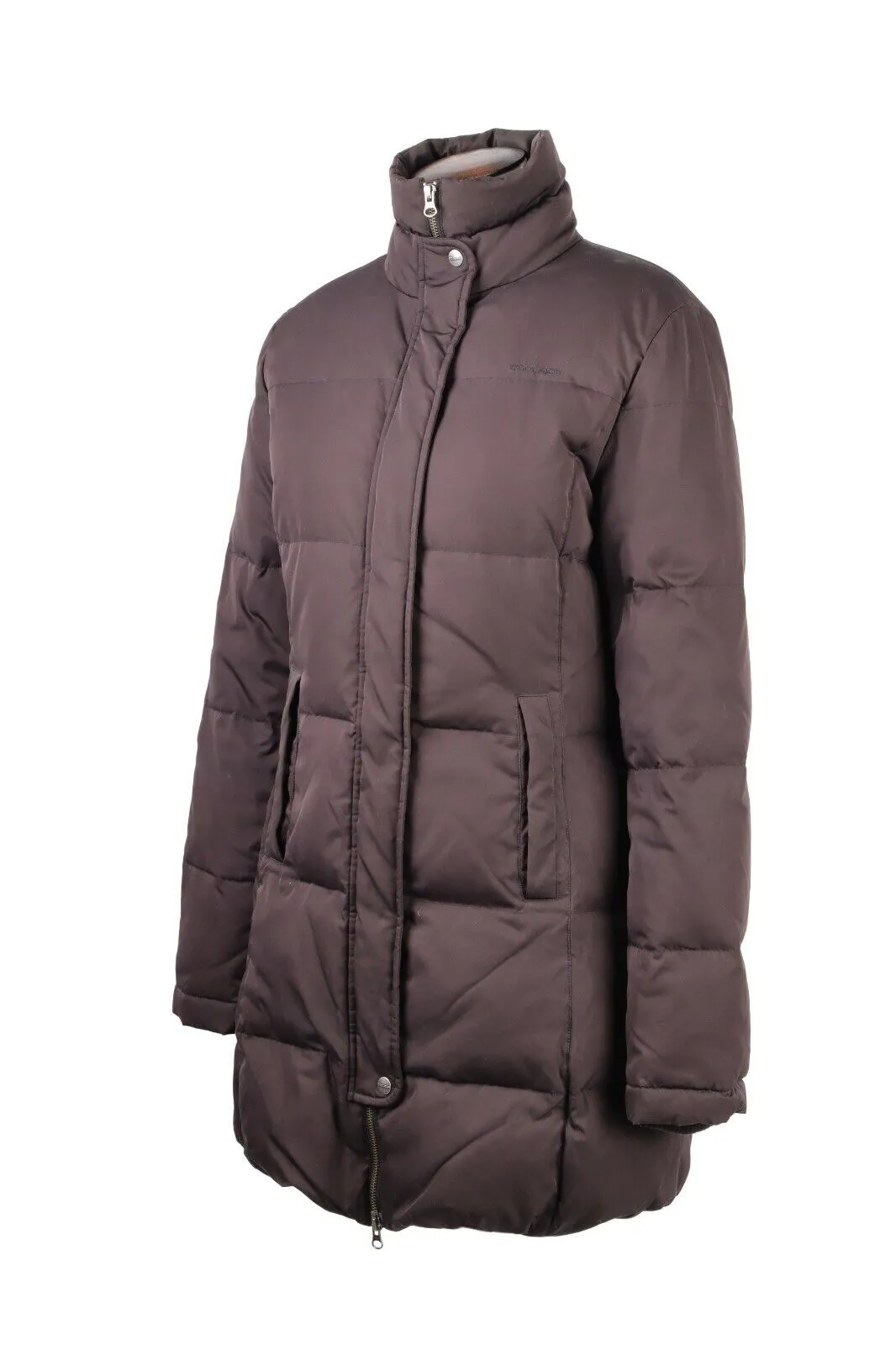Women's WOOLRICH Brown Down Jacket Puffer Coat Size L