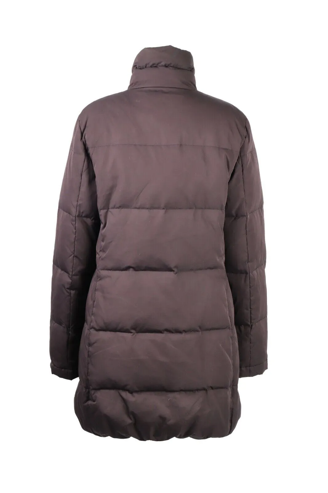 Women's WOOLRICH Brown Down Jacket Puffer Coat Size L