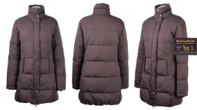 Women's WOOLRICH Brown Down Jacket Puffer Coat Size L