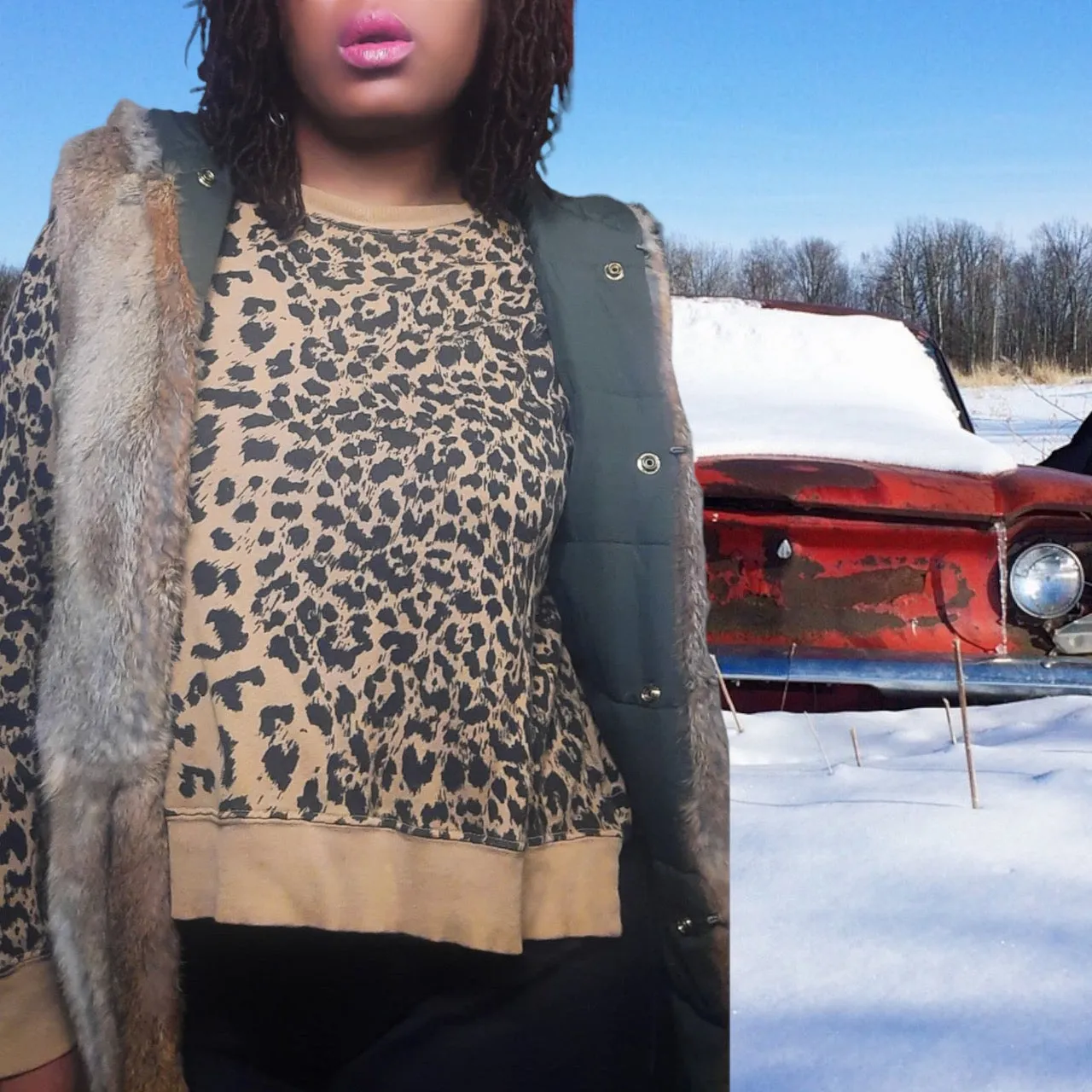 Zadig & Voltaire Deluxe Rabit Fur Vest  Size M